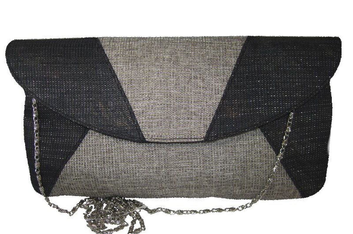 Aryana Rina5-Bl Clutch Purse Black