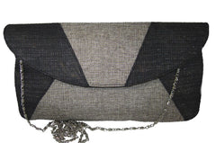 Aryana Rina5-Bl Clutch Purse Black