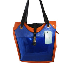 Aryana Ashlyn2blu Blue Handbag With Top Zip Closure