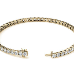 12.00 CTW Lab Grown Diamond Tennis Bracelet in 14kt White/Yellow Gold