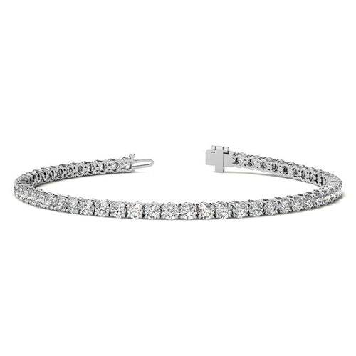 12.00 CTW Lab Grown Diamond Tennis Bracelet in 14kt White/Yellow Gold