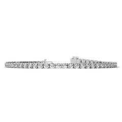 14K Gold 4.00 CTW Lab Diamond (G/VS) Tennis Bracelet | AGI Certified |