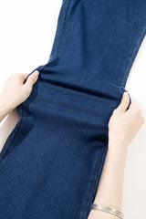 Ashleigh Blue Casual Mid Waist Stretchy Knit Bootcut Jeans