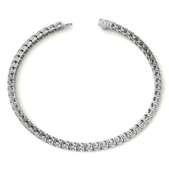 14K Gold 4.00 CTW Lab Diamond (G/VS) Tennis Bracelet | AGI Certified |