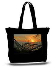 Hawaiian Sunset Large Tote Grocery & Stuff Bag