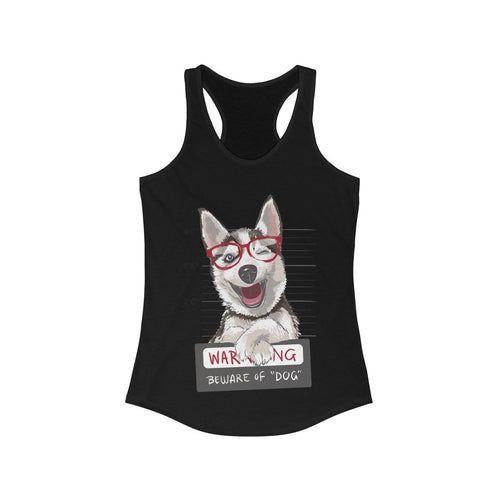 Beware of Dog Racerback Tank Top