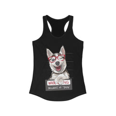 Beware of Dog Racerback Tank Top