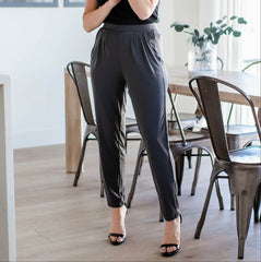 Ity Pleated Waist Pants With Side Pockets