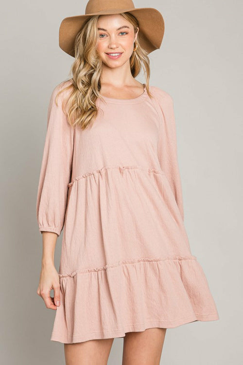 Tiered Tie-Back Dress