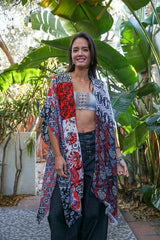 Boho Patchwork Kimono