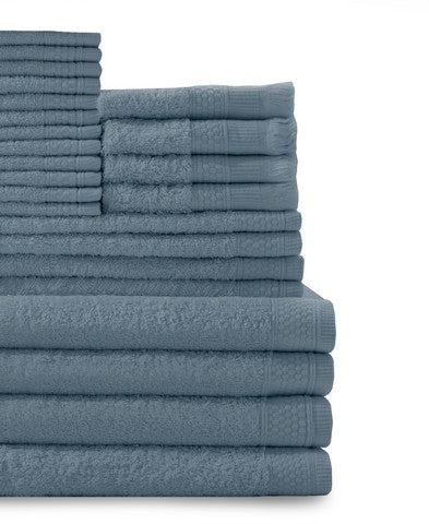 Baltic Linen 0353624300 100 Percent Cotton Complete 24 Piece Towel Set