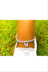 Anklet - Butterfly Drip