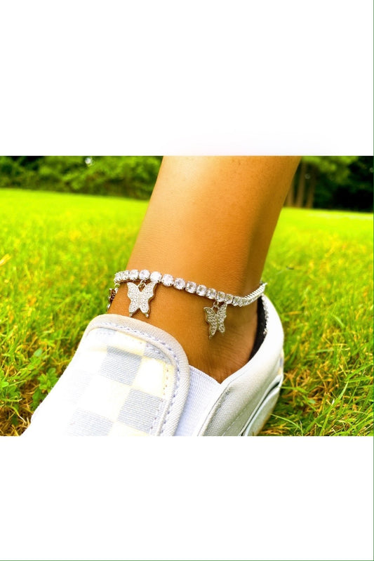 Anklet - Butterfly Drip