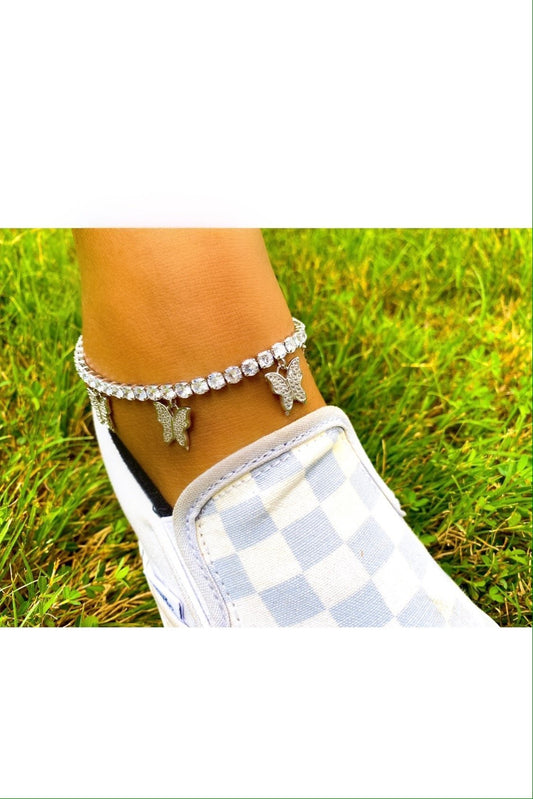 Anklet - Butterfly Drip