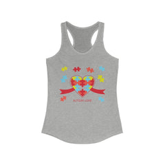 Autism Love Racerback Tank Top