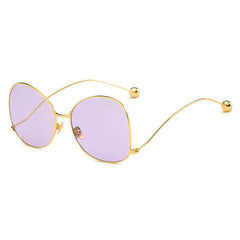 Eugene - Women's Trendy Oversized Pantone Lens Sunglasses