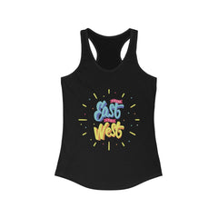 From East to West Racerback Tank Top