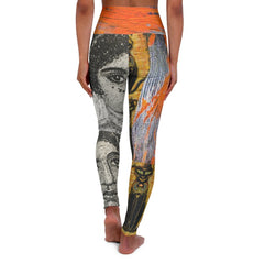 The Ancient Ones II High Waisted Yoga Leggings original artwork