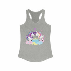 Best Friends Unicorn Racerback Tank Top