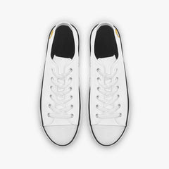 Sue Sue Sweet Low Canvas Shoes-White sole