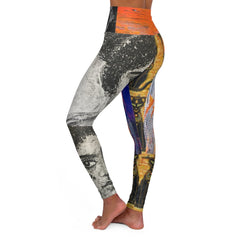 The Ancient Ones II High Waisted Yoga Leggings original artwork