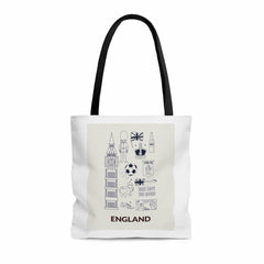 Symbols of ENGLAND Everyday Shopper Tote Bag Medium