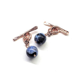 Copper Child Abuse Prevention Awareness Chain Cufflinks