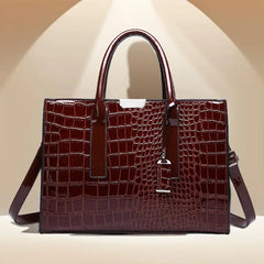 Crocodile Print Women Handbag