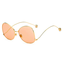 Eugene - Women's Trendy Oversized Pantone Lens Sunglasses