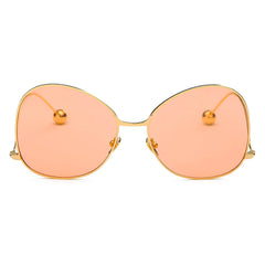 Eugene - Women's Trendy Oversized Pantone Lens Sunglasses