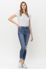 Vervet Teagan Full Size High Rise Cropped Skinny Jeans