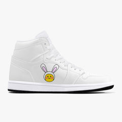 Jacki Easlick Lux Bunny High-Top Leather Sneakers