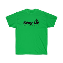 Stay Lit Unisex Tee, Matthew 5:16 Tee, Religious