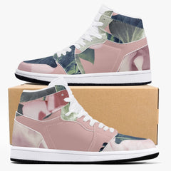 Jacki Easlick Floral Garden High-Top Leather Sneakers