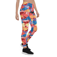 Colorful Fish Leggings for Women