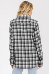 Oversize Boyfriend Plaid Checkered Flannel