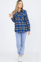 Oversize Boyfriend Plaid Checkered Flannel