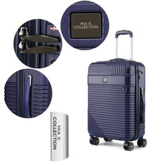 MKF Mykonos Luggage Set with Medium Carry-on and Small Cosmetic Case