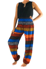 Striped Harem Pants, Hippie Pants, Boho Pants, Striped Pants