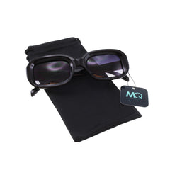 MQ Wiz Sunglasses in Black / Smoke