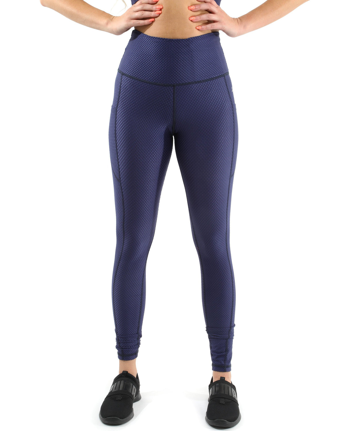 SALE! 50% OFF! Venice Activewear Leggings - Navy [MADE IN ITALY]