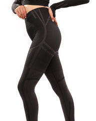 DECATA SEAMLESS LEGGINGS - BLACK & BROWN