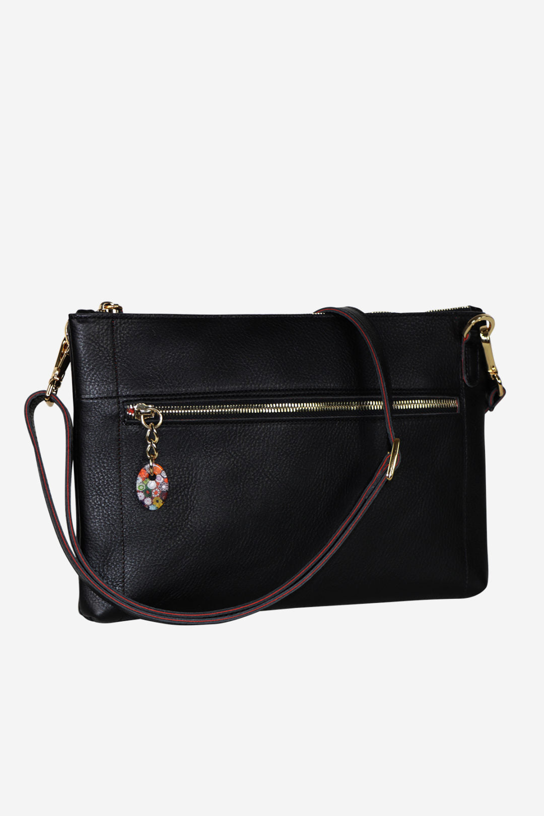 Leather Shiny Bag Black