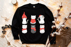 Cute Cats Christmas Sweatshirt