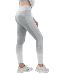 Bocana Seamless Leggings - Grey & White