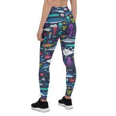 Marine Life Leggings for Women