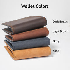 Wallet Gifts For Dad, Mens Leather Wallet, Dad Gift From Daughter