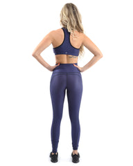 SALE! 50% OFF! Venice Activewear Leggings - Navy [MADE IN ITALY]