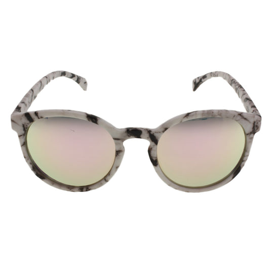 MQ Leah Sunglasses in Marble / Pink