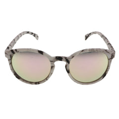 MQ Leah Sunglasses in Marble / Pink